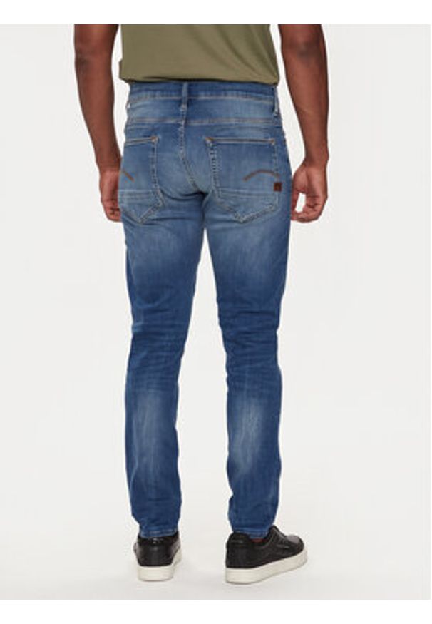 G-Star RAW - G-Star Raw Jeansy D-Staq D06761-8968 Granatowy Slim Fit. Kolor: niebieski