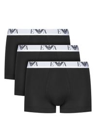 Emporio Armani Underwear Komplet 3 par bokserek EM000259 AF14131 MC061 Czarny. Kolor: czarny. Materiał: bawełna
