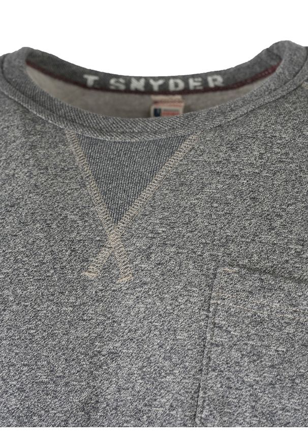 Champion Bluza "C-Neck" | D918X6 | Mężczyzna | Szary. Okazja: na co dzień. Kolor: szary. Materiał: bawełna, poliester. Wzór: aplikacja. Styl: casual
