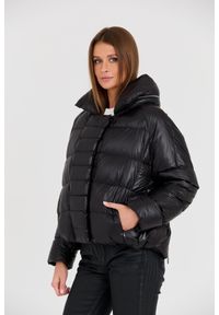 DIEGO M Czarna damska kurtka, Rozmiar 42 EU - 46 IT. Kolor: czarny #7