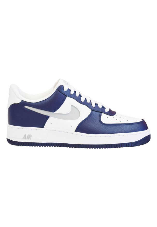 Buty męskie Nike Air Force 1 '07 Low White Navy Grey - DV3501-400. Kolor: niebieski. Model: Nike Air Force. Sport: koszykówka