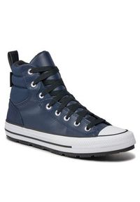 Converse Trampki Chuck Tas Berkshire Boot A05571C Granatowy. Kolor: niebieski. Materiał: skóra