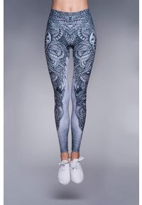 Legginsy sportowe damskie DEEP TRIP Totem. Kolor: szary #2