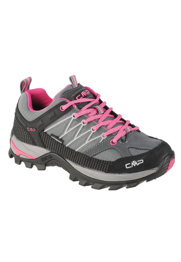 Buty trekkingowe damskie CMP Rigel Low Wmn. Zapięcie: sznurówki. Kolor: różowy. Materiał: guma, syntetyk, materiał. Szerokość cholewki: normalna. Styl: sportowy