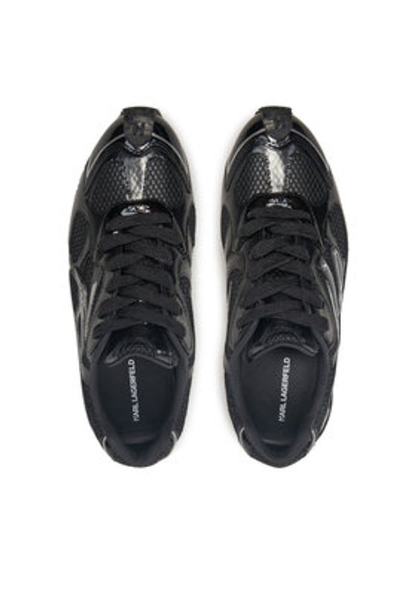 Karl Lagerfeld - KARL LAGERFELD Sneakersy Velocette KL63925 Czarny. Kolor: czarny. Materiał: skóra