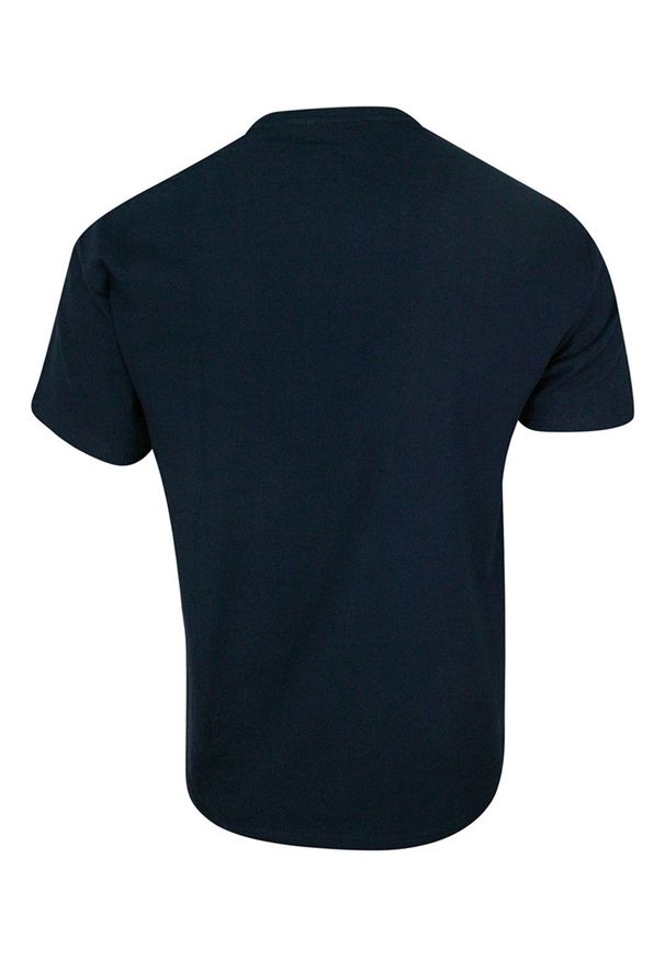 Niebieski t-shirt Kings na co dzień, casualowy