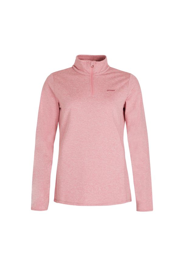 Damski polar z zamkiem błyskawicznym 1/4 Protest Fabrizm. Kolor: wielokolorowy, czerwony, różowy, pomarańczowy. Materiał: polar. Sezon: zima. Sport: narciarstwo