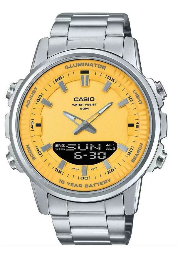 Casio - ZEGAREK MĘSKI CASIO AMW-880D-9A + BOX