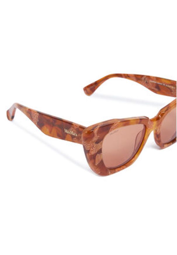 Max Mara Okulary przeciwsłoneczne MM0099 56E Brązowy. Kolor: brązowy