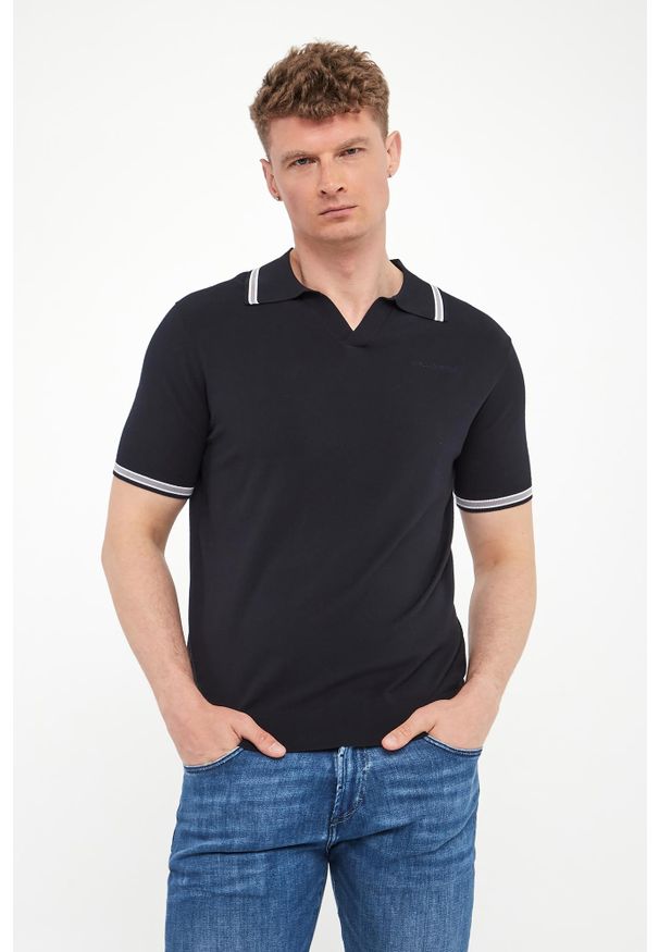 Karl Lagerfeld - Polo męskie KARL LAGERFELD. Typ kołnierza: polo