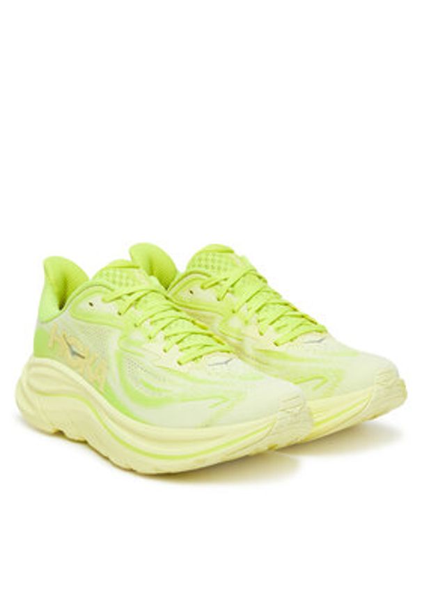 HOKA - Hoka Buty do biegania Clifton 10 1162030 Żółty. Kolor: żółty. Materiał: materiał