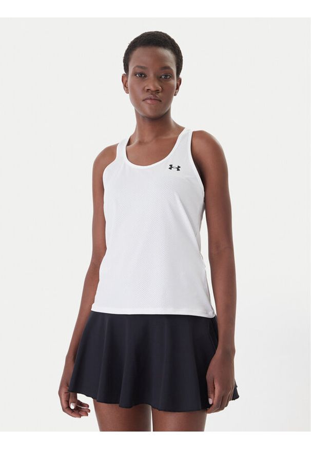 Under Armour Koszulka techniczna Tech™ 6009989 Biały Slim Fit. Kolor: biały. Materiał: syntetyk