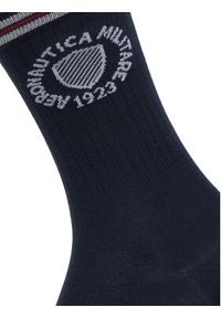 Aeronautica Militare Skarpety wysokie unisex 251CZ015DL561 Granatowy. Kolor: niebieski. Materiał: bawełna, materiał #3