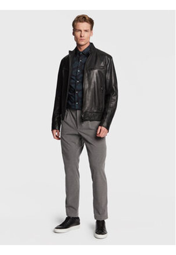BOSS - Boss Koszula 50494720 Zielony Slim Fit. Kolor: zielony. Materiał: bawełna