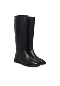 Calvin Klein Kozaki Formal Utk Boot Lth HW0HW02599 Czarny. Kolor: czarny. Materiał: skóra #6