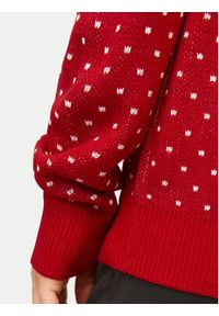 Jack & Jones Sweter Xmas Gabriel 12266118 Czerwony Regular Fit. Kolor: czerwony. Materiał: syntetyk #2