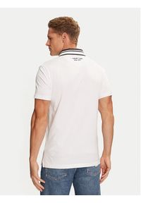 Guess Polo M4BP66 J1314 Biały Slim Fit. Typ kołnierza: polo. Kolor: biały. Materiał: bawełna #3