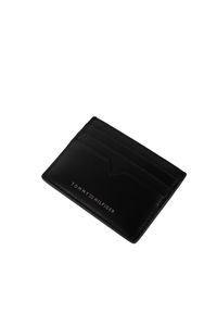 TOMMY HILFIGER - Tommy Hilfiger Portfel "Card Holder" | AM0AM10994BDS | Mężczyzna | Czarny. Kolor: czarny. Materiał: skóra