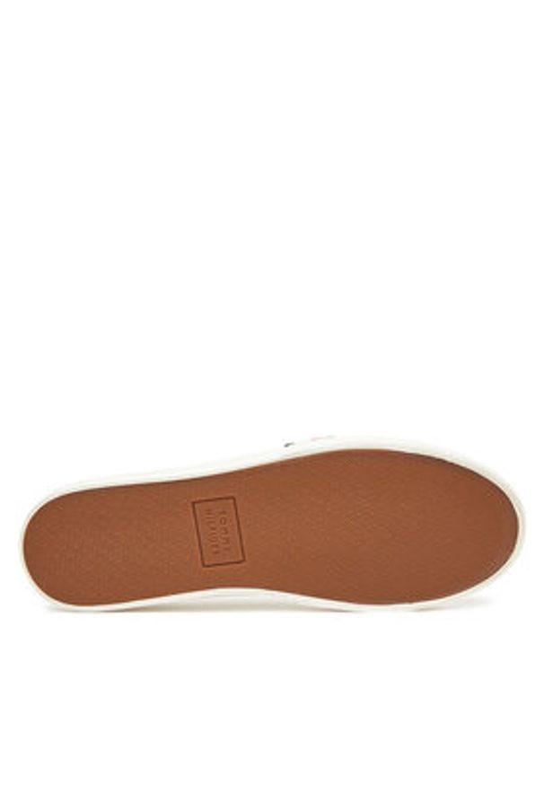 TOMMY HILFIGER - Tommy Hilfiger Tenisówki Hi Vulc Street Canvas FM0FM05515 Beżowy. Kolor: beżowy. Materiał: materiał. Styl: street