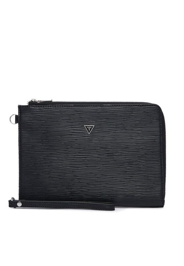 Guess Saszetka Milano PMMIPW P6335 Czarny. Kolor: czarny. Materiał: skóra