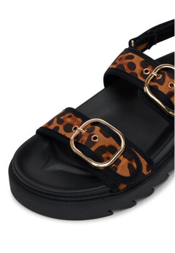 DeeZee Sandały HY62275-4 Czarny. Kolor: czarny. Materiał: materiał