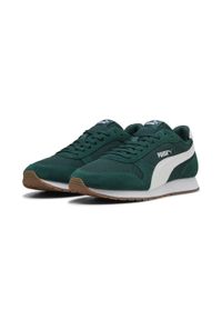 Puma - Sneakersy unisex ST MILER PUMA Dark Myrtle White Gum Green Beige. Kolor: biały, wielokolorowy, beżowy. Materiał: guma. Szerokość cholewki: normalna. Sport: turystyka piesza