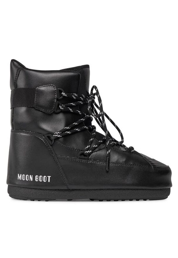Moon Boot Śniegowce Sneaker Mid 14028200001 Czarny. Kolor: czarny