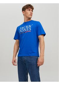 Jack & Jones - Jack&Jones T-Shirt 12228542 Niebieski Standard Fit. Kolor: niebieski