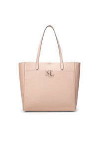 Lauren Ralph Lauren - LAUREN RALPH LAUREN Torebka Cameryn 431960183005 Różowy. Kolor: różowy. Materiał: skórzane