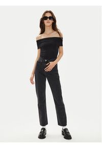 JJXX Bluzka Saga 12273790 Czarny Slim Fit. Kolor: czarny. Materiał: syntetyk #3