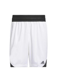 Adidas - Szorty sportowe męskie adidas. Kolor: czarny, biały, wielokolorowy. Materiał: materiał. Sport: fitness