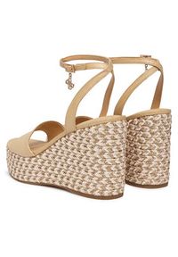 Guess Sandały FLJERL ELE04 Beżowy. Kolor: beżowy. Materiał: skóra #3