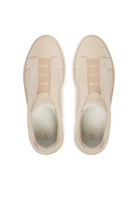 Fabi Sneakersy FU1326.A02ZIPCVG051 Écru. Kolor: kremowy. Materiał: skóra, zamsz #4