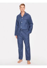 Polo Ralph Lauren Piżama 714915969001 Granatowy Regular Fit. Kolor: niebieski. Materiał: bawełna #1
