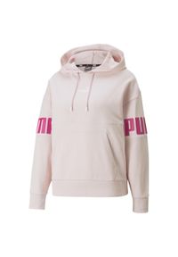 Bluza treningowa damska Puma Power Colorblock Hoodie TR. Kolor: różowy #1