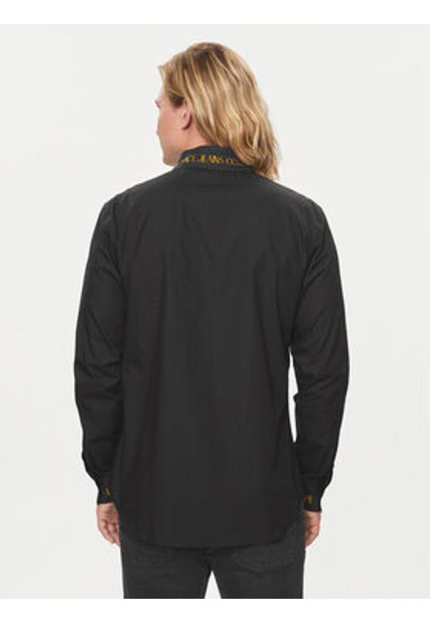 Versace Jeans Couture Koszula 76GAL2SW Czarny Regular Fit. Kolor: czarny. Materiał: bawełna