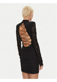 ROTATE Sukienka koktajlowa Gabriella 113072100 Czarny Slim Fit. Kolor: czarny. Materiał: bawełna, syntetyk. Styl: wizytowy #3