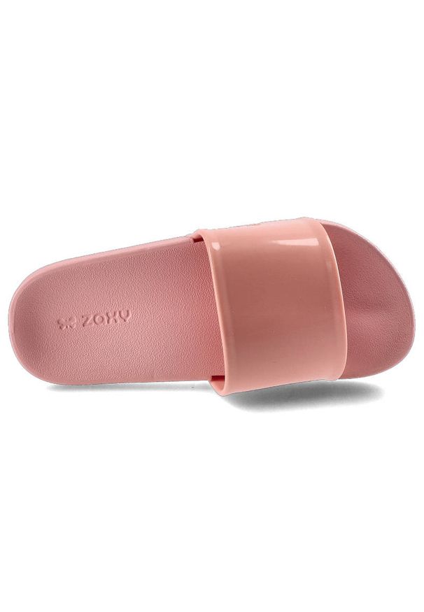 zaxy - Różowe Klapki Dzięcięce Zaxy Modne Buty Na Lato. Okazja: na co dzień, na spacer. Kolor: różowy. Materiał: skóra, materiał. Sezon: lato. Styl: wakacyjny, casual, elegancki