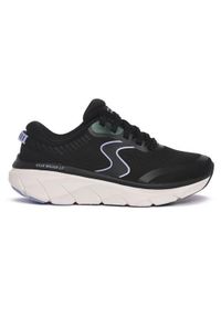 skechers - Buty do chodzenia damskie Skechers Bklv D Lux Walker. Kolor: czarny. Materiał: materiał, syntetyk. Szerokość cholewki: normalna. Sport: turystyka piesza