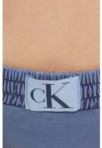 Calvin Klein figi kąpielowe kolor granatowy. Kolor: niebieski. Materiał: materiał #3