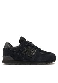 New Balance Sneakersy GC574EVE Czarny. Kolor: czarny. Materiał: zamsz, skóra. Model: New Balance 574