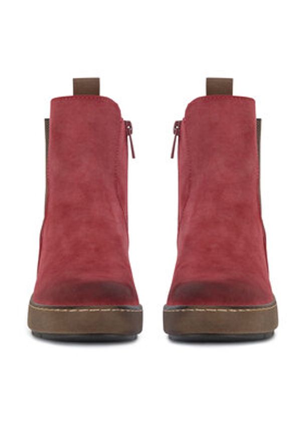 Go Soft Botki WS5586-07 Czerwony. Kolor: czerwony. Materiał: skóra