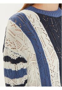 Pepe Jeans Sweter Harlow PL702202 Granatowy Regular Fit. Kolor: niebieski. Materiał: syntetyk #5