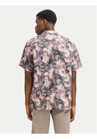 Bugatti Koszula 9253-78955C Brązowy Regular Fit. Kolor: brązowy. Materiał: len #3