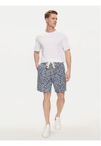 United Colors of Benetton - United Colors Of Benetton Szorty materiałowe 4A5MU900L Niebieski Regular Fit. Kolor: niebieski. Materiał: bawełna #4