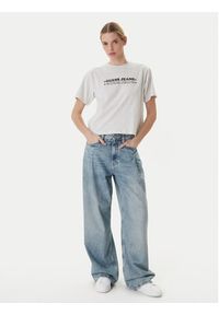 Guess Jeans T-Shirt W6GI04 K8HM0 Szary Regular Fit. Kolor: szary. Materiał: bawełna #5