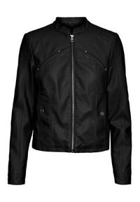 Vero Moda Kurtka z imitacji skóry Favodona 10288555 Czarny Regular Fit. Kolor: czarny. Materiał: skóra #4