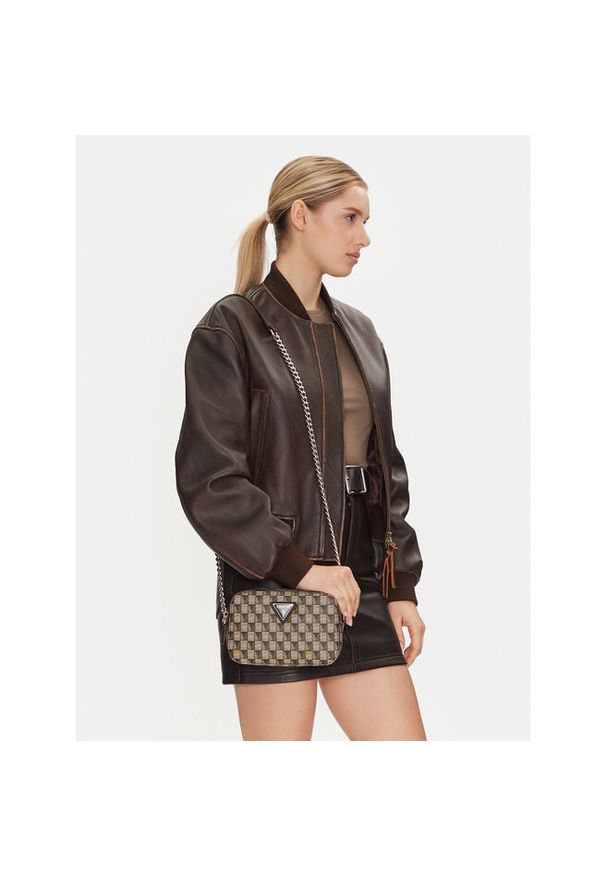 Torebka Guess. Kolor: brązowy