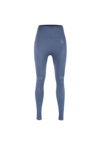 BESHAPED - Legginsy fitness damskie Beshaped Femme Force bezszwowe. Kolor: niebieski. Materiał: nylon. Sport: fitness