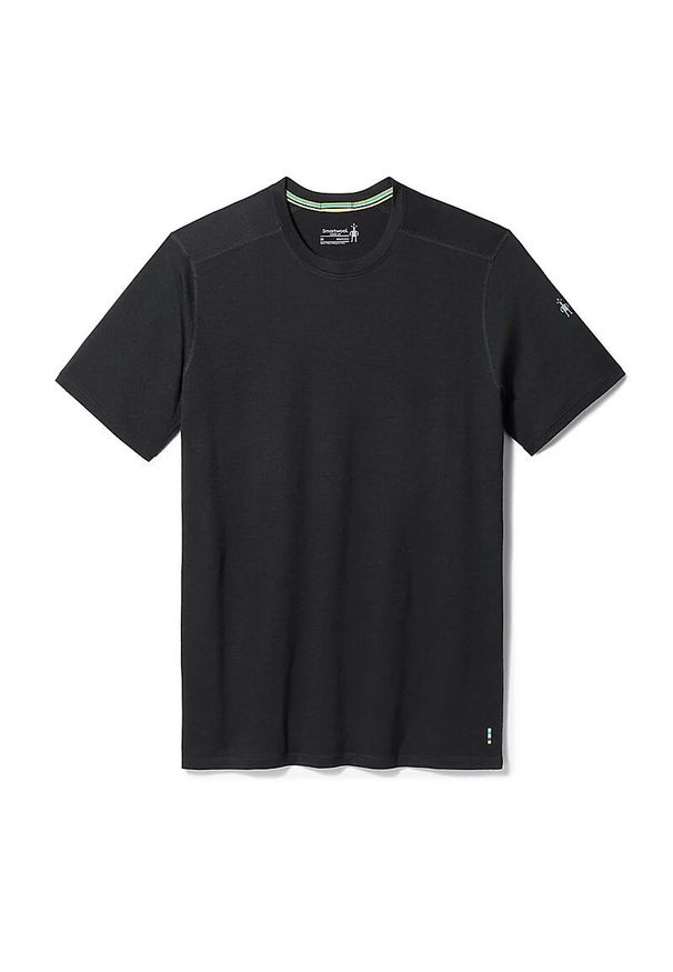 Koszulka z krótkim rękawem męska Smartwool Merino Short Sleeve Tee. Kolor: czarny. Długość rękawa: krótki rękaw. Długość: krótkie